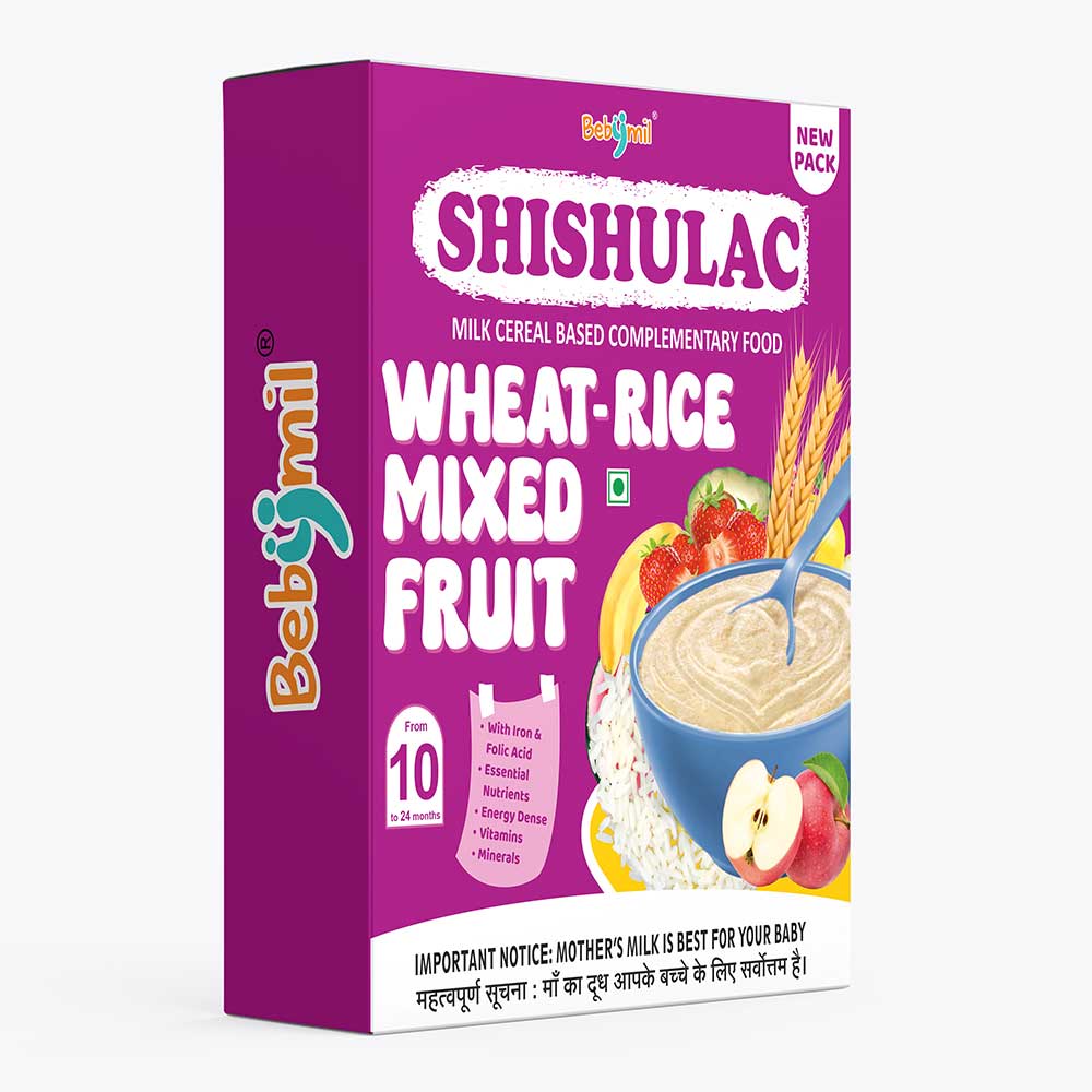 Shishulac Wheat Rice Mixed Fruits From 10 Months
